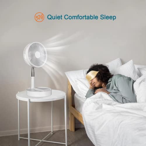 Mini Portable Air Conditioner, Personal Desk Air Conditioner Pure Chill Evaporative, Stepless Speed Control And Night Light, Small Air Conditioner For Bedroom Office Desktop (Art Deco) #TOP3