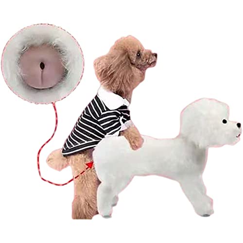 RNQZ Juguete de apareamiento para Perros, Juguete de Silicona para Perros, Juguetes para Perros pequeños pequeños, Accesorios para Perros de Peluche, simulación Sexual de ventilación,Small