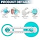TenaLucy Kreisschneider Papier,2-20cm Durchmesser Kreisförmiger Papierschneider Verstellbarer Circle Paper Trimmer Kunststoff Paper Rundschneider Rotations Rundes Schneidemesser,Kreis Papierschneider
