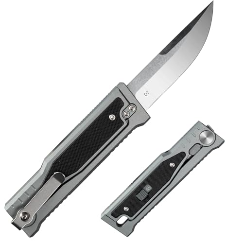 XXOK Pocket Folding Knife 3.15 D2 Steel Blade G10 handle Multi functional collection knives Tactical knife for men Edc For Outdoor Survival Hiking Camping