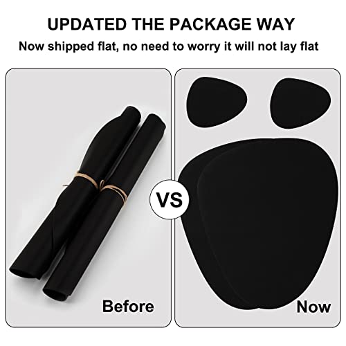 Black Placemats Set Of 2, Faux Leather Placemats,Table Mats Set Of 2, Wipeable Washable Placemats For Round Table, Mats For Kitchen Dining Patio Heat Resist Easy To Clean #TOP6