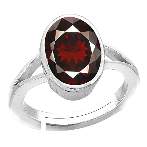 Gomed hessonite bague en argent réglable pour sublimer vos tenues au quotidien