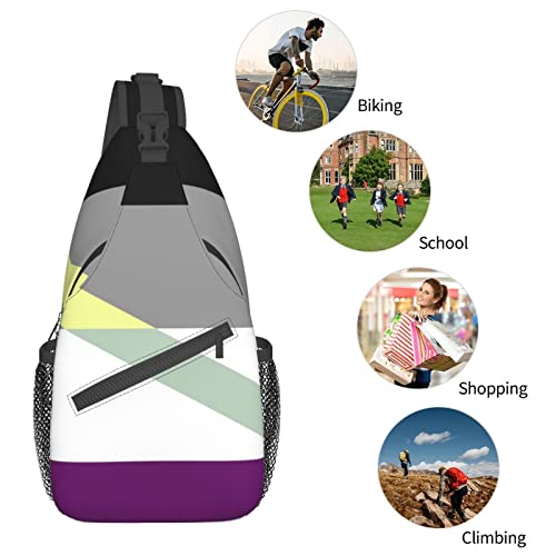 Mochila Sling de Moda Unisex para Senderismo miniatura 7