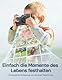 WOLFANG Digitalkamera, 4K Kinderkamera für Fotografie, 56MP kompakte Vlogging-Kamera, 16X Digitalzoom Fotoapparat Klein Einfache Bedienung, Autofokus Digitalkameras, Geschenk für Kinder Anfänger
