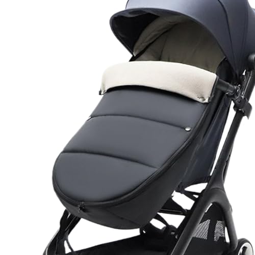 Saco de Abrigo para Cochecito,Ajustable Suave Impermeable Universal de Invierno para Pies - Saco De Cochecito Para Tiempo Frío - para Exterior Desplazamientos Compras y Caminar a Casa