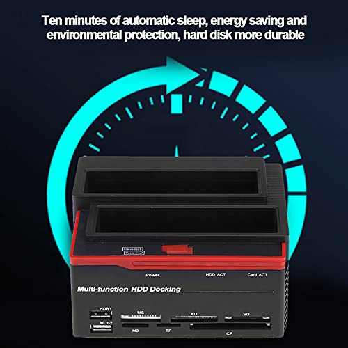 Caddy externo para discos SATA/IDE USB 2.0 Dual-Bay miniatura 3
