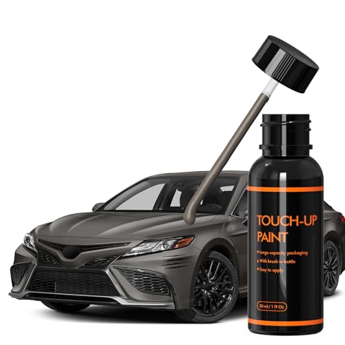 Image of 1H1 Predawn Gray Mica Touch Up Paint Compatible with Toyota Car | DIY Car Paint Scratch Repair Kit, Automotive Paints, Quick & Easy Fix Scratch Repair Camry /Highlander /Sienna