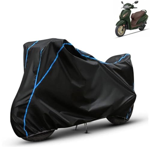Image of Kerwa Waterproof Bike Cover Compatible with Honda Activa L | Dust Proof, UV-Resistant, All-Weather Protection Bike Body Cover, Windproof Elastic Bottom