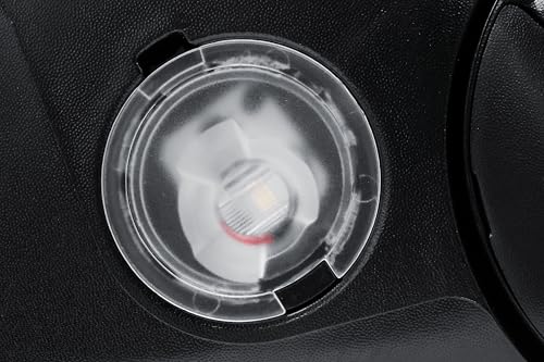 Driver Left Side Door Mirror Power and Heated Glass with Turn Signal Light and Puddle Light Textured Back Cover Manual Folding for 2009-2014 Ford F-150 by LONGLING - Image 8