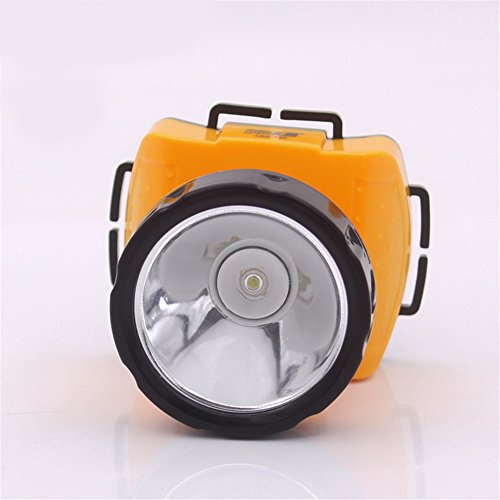 Lampes à LED élastiques Chargeables Long Shots Batterie au lithium Lumières de pêche extérieures Phares étanches Lampe Miner'S Lampes de pêche nocturne Lampe de poche,Orange