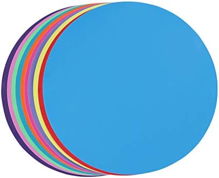 20 unidades de círculos de borrado en seco extraíbles de vinilo para pared, calcomanías para aula, mesa, entrenamiento, enseñanza, progreso