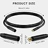 baluoqi E-Bike Motor Extension Cable 9 Pin Female to Male Waterproof Connection in E-Bike Conversion Kit Wheel Motor Extension Wire(2PCS,80CM) #1