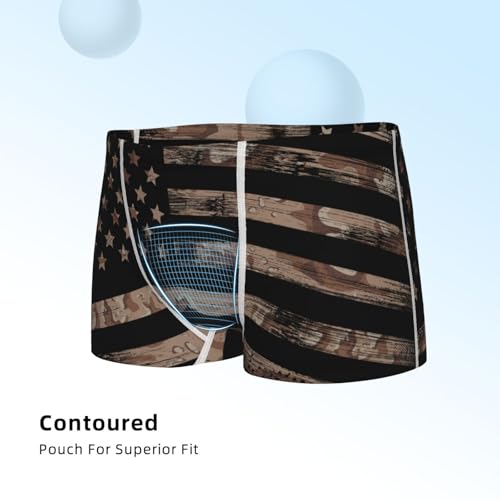 Boys' Cotton Boxer Brief Soft Underwear-American Flag With Desert Camouflage4