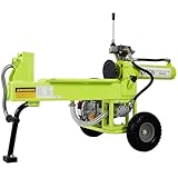 Electric Log Splitter, 20 Ton Auto Return Ram System with 7 HP Powerful Motor for 20' x 16' Logs, Secure & Smokeless Splitter, Fit for Gardening & Forestry, EPA Compliant, Green Color