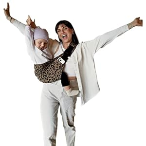 Toddler Carrier | Baby Sling Carrier | Baby Carriers | Adjustable Baby Wraps – Premium Cotton – from 8 Months to 4 Years -10-45 lbs (Brown Leopard)