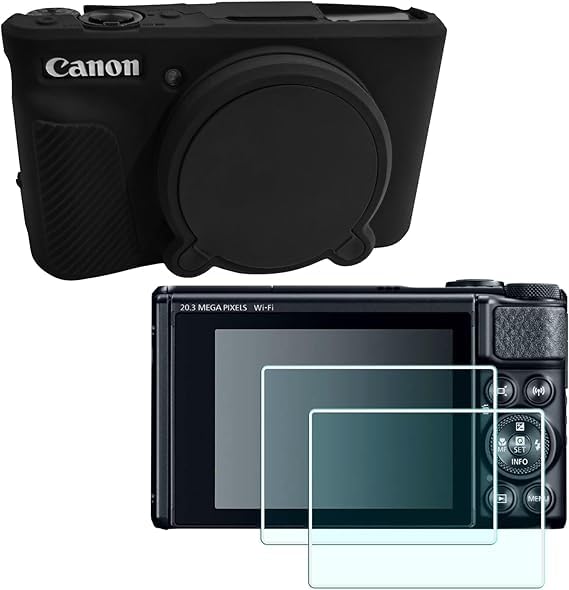Funda de silicona para cámara Canon PowerShot G7 X Mark III miniatura 1
