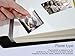 Zoview Art Photo Album Can Hold 3X5, 4X6, 5X7, 6X8, 8X10 Photos, Leather Cover, Magnetic Self-Stick Page, Hand Made DIY Albums (Black, Large)