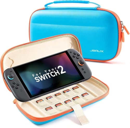 JSAUX XLOP[X Nintendo Switch 2 (2025) ΉA10̃Q[J[h[Xbgt |[^uXCb`2P[XAsE[p̕یn[hVF BG0119 (u[)