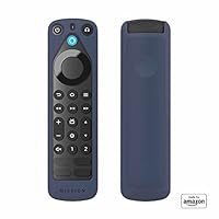 Brandneu und „Made for Amazon“: Schutzhülle für die Alexa-Sprachfernbedienung Pro (Version 2022), dunkelblau