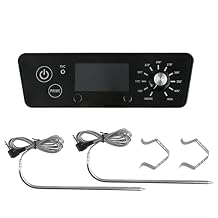 Digital Thermostat Controller Board Kit Replacement for Pit BOSS 3/4/5 Series Vertical Pellet Smoker, Equipped with Two Digital Meat Temperature Probes