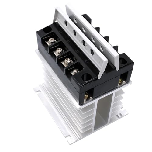 Relais statique 3 phases 25 A anti-arc électrique contrôle AC AC radiateur