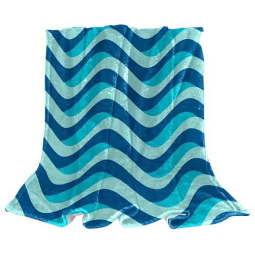 Plaid chaud vague couverture douce pour lits et canapés design - 2