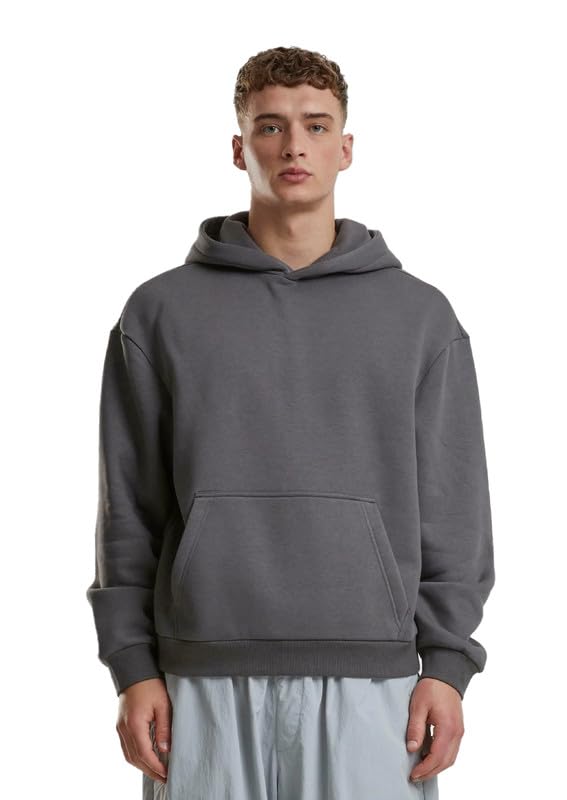 Besick Trendy Winter wear Solid Cotton Blend Full Sleeves Oversized Hoodies for Men