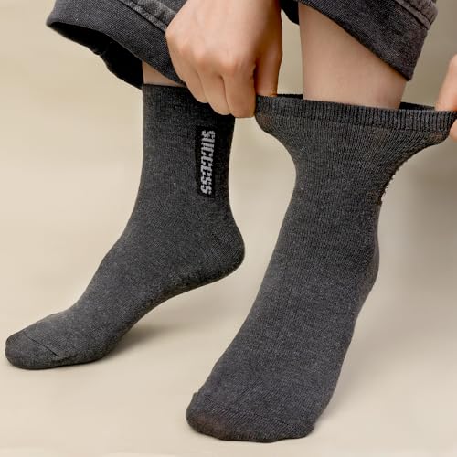 6 Pairs Letter Socks Fashion Daily Soft Breathable Autumn Winter Cotton Sports For Women Men