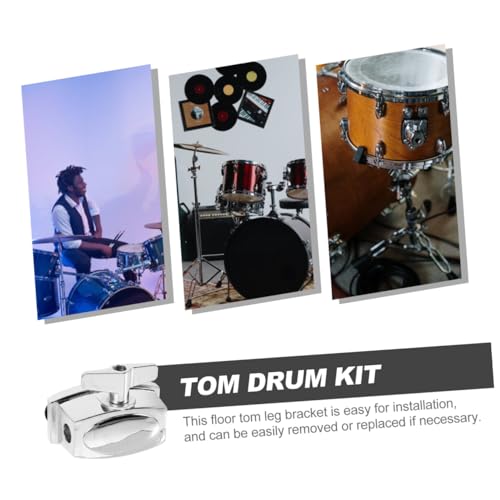 Soporte para pata de tom de batería Totority, accesorio esencial para estabilidad de batería miniatura 3