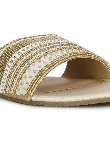 Image of Bata Marie Claire LYNN FLATS E 23 Women Mule Slipper In BROWN