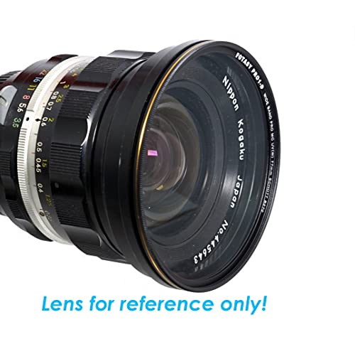 Image of Fotasy 77mm Ultra Slim UV Protection Lens Filter, Nano Coatings MRC Multi Resistant Coating Oil Water Scratch, 18 Layers Multicoated 77 mm UV Filter, German Schott B270 Glass