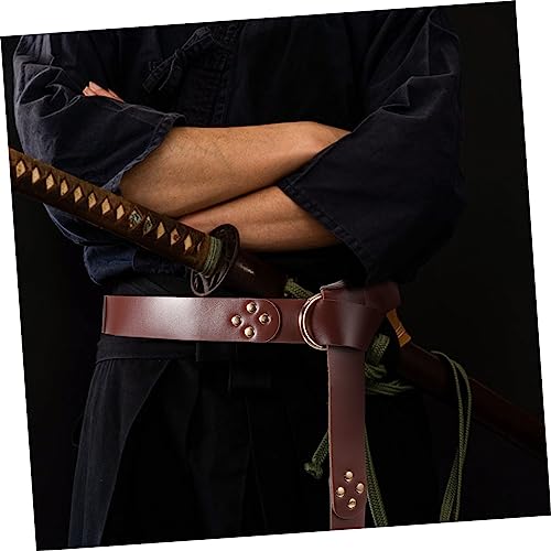 BESPORTBLE Retro Style Holder Belt Medieval Cosplay Accessory for Renaissance Festivals Imitation Belt for Men and Women4