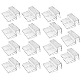Aquarium Lid Clips 10mm Thick Rimless Tank Cover Clips Acrylic Fish Tank Cover Support Holder,15Pieces