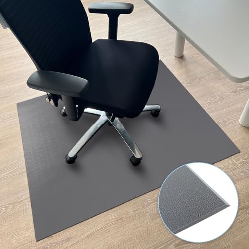 Floordirekt Bodenschutzmatte 75 x 100 cm, Dunkelgrau - mit abgeschrägter Kante - Bürostuhl Unterlage aus PVC, Bodenschutz, Unterlegmatte, Schutzmatte für Laminat, Parkett, Hartböden (Kleopatra) Floordirekt Bodenschutzmatte 75 x 100 cm, Dunkelgrau - mit abgeschrägter Kante - Bürostuhl Unterlage aus PVC, Bodenschutz, Unterlegmatte, Schutzmatte für Laminat, Parkett, Hartböden (Kleopatra)