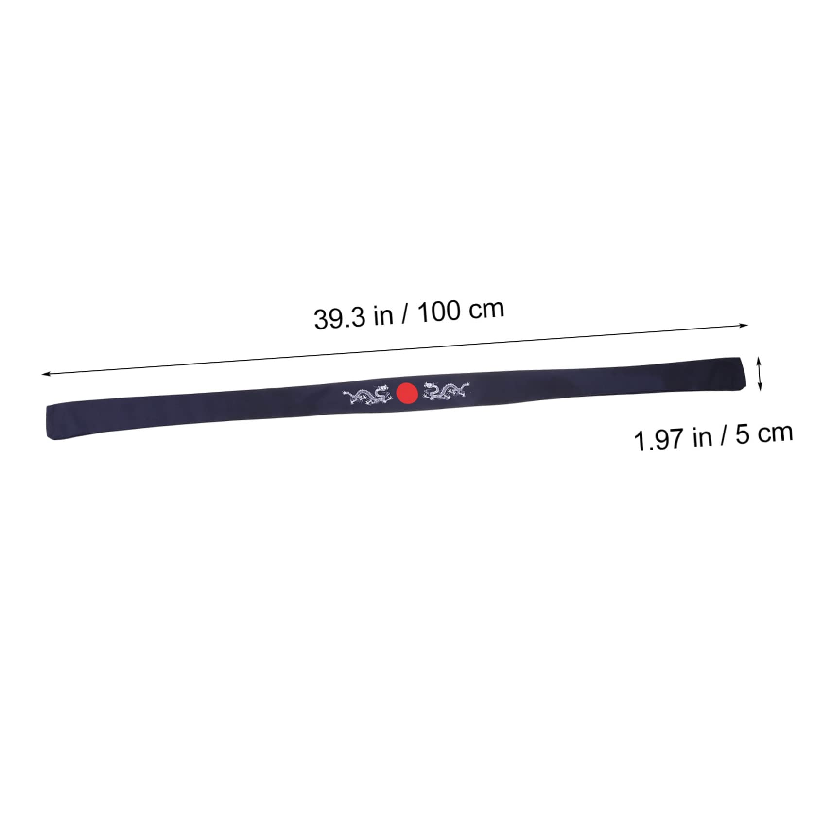 Didiseaon 10pezzi Fascia Giapponese Bushido Bandana Sportiva Per Allenamento Yoga Corsa e Karate Facile Da Indossare Adatta Diverse Forme Di Testa Con Design Drago