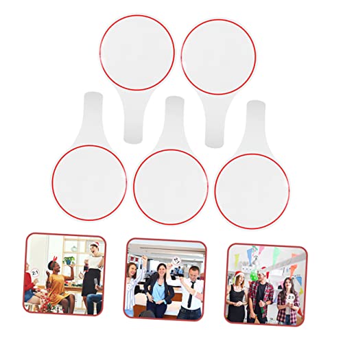 Pizarras borrables portátiles blancas KICHOUSE 5 piezas miniatura 6