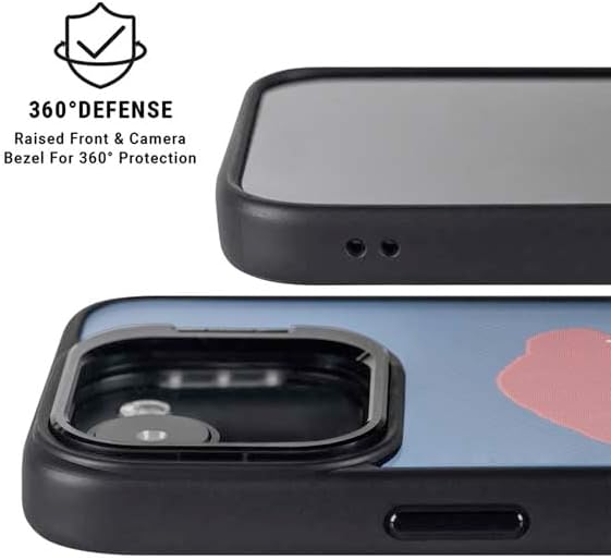 Skinit Kickstand Phone Case Compatible with iPhone 16e - Officially Licensed NFL Buffalo Bills Vintage Design