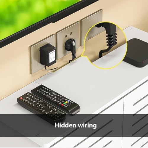 Box pour routeur WiFi en PVC armoire modem maison et bureau 71cm - 4