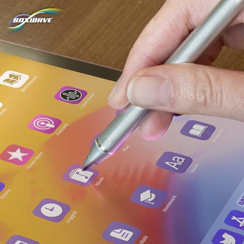 BoxWave BoxWave Stylet pour iPad Pro 12,9" (1ère génération 2015) - Stylet Actif AccuPoint, Stylet électronique avec Pointe Ultra Fine - Argent métallisé – vue 7