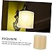 OSALADI Linen Cloth Lampshade for Table and Chandelier Lamps Simple Fabric Shade with Frame Easy Tool Installation for Home Bedroom Study and Hotel Use