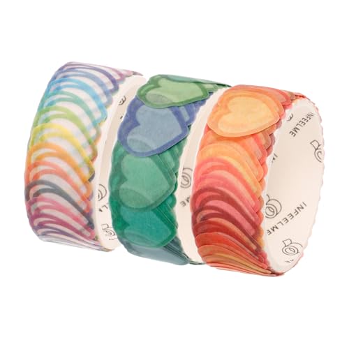 DIYEAH 3rollos Cinta De Poesía De Cinta Adhesiva Decorativa Para Scrapbooking y Manualidades Impresión Washi Para Decoración De Diario y Álbum De Recortes