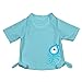 i play. Baby Girls' Short Sleeve Bow Rashguard, Aqua, 18 Months