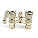 Kingscope 3X25 Vintage Opera Glasses Binoculars for Theater Musical Concert (Lorgnette, Gold, with Handle)
