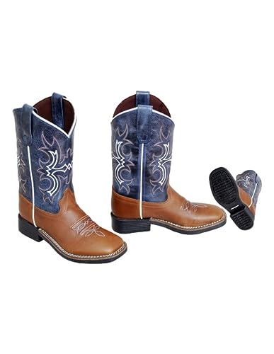 Western Boots Boys Square Toe Pull On 701-30K-CTR2