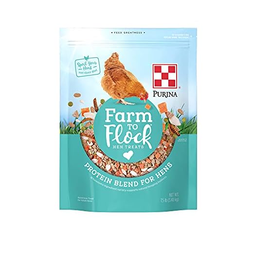 Purina Farm to Flock Protein Blend for Hens | Hen Treats | 7.5 Pound (7.5 LB) Bag