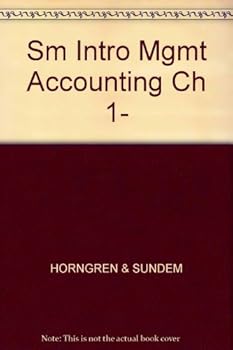Paperback Sm Intro Mgmt Accounting Ch 1- Book