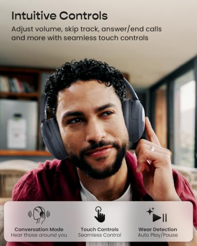 Cleer Alpha Noise Cancelling Bluetooth Headphones, Midnight Blue - image 7