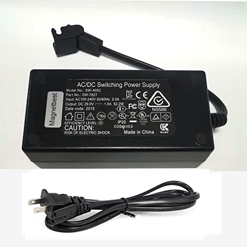 29V 1.8A AC DC Power Adapter 2PIN Electric Recliner Sofa Chair Adapter Charger Transformer Like OKIN Adapter with AC Cable