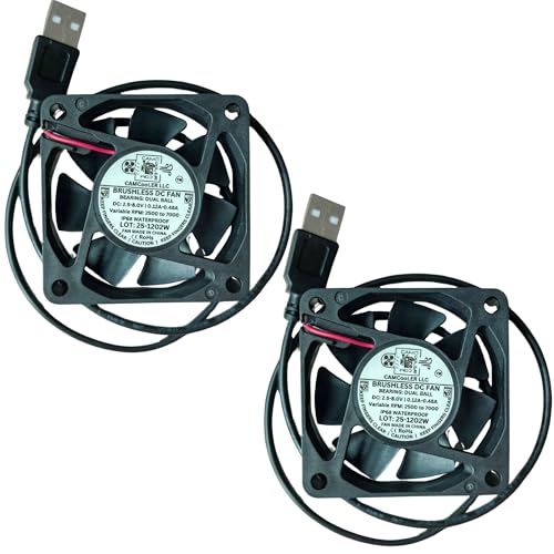 Ventilador USB anti sobrecalentamiento 6015 DC de alta velocidad para reparar routers lentos