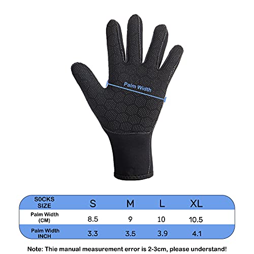 image for Hiturbo Neoprene Gloves Diving Wetsuit Gloves 3.5mm,Scuba Thermal Anti
